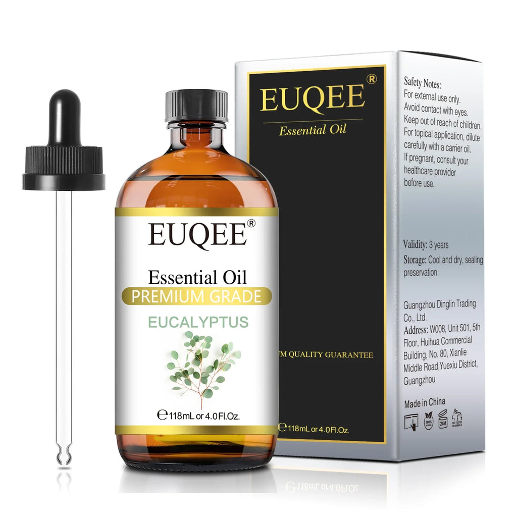 EUQEE 118ml Pure Essential Oil – Aromatherapy Diffuser Oils