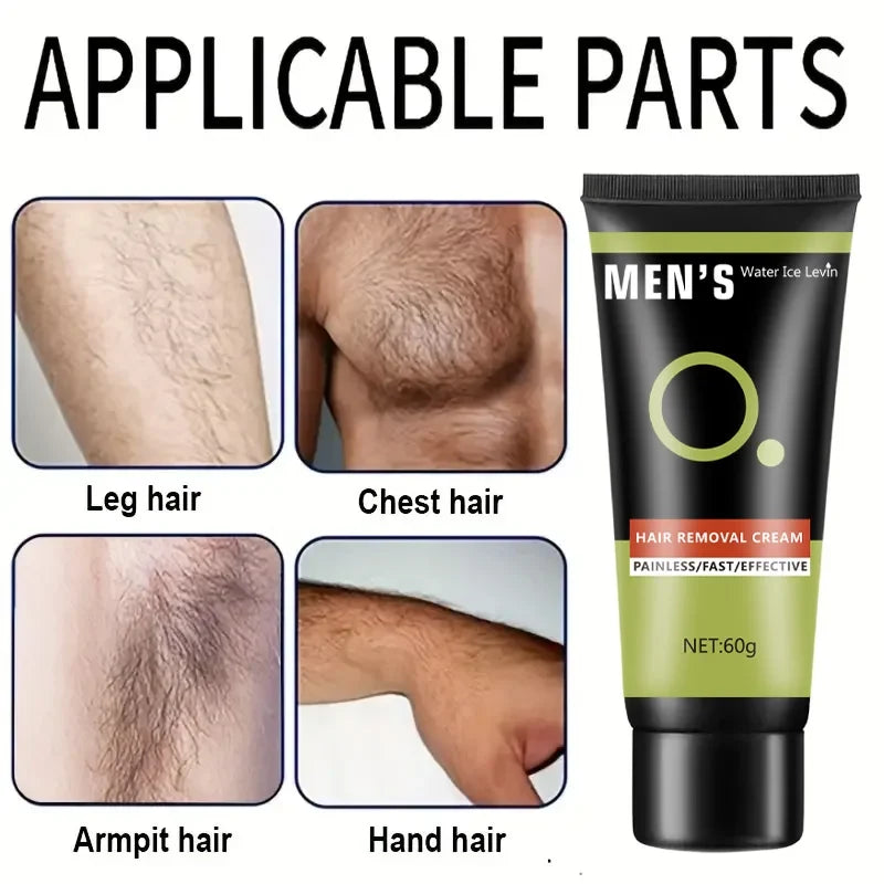 Gentle Hair Removal Cream | Chest, Arms & Underarms | 60g