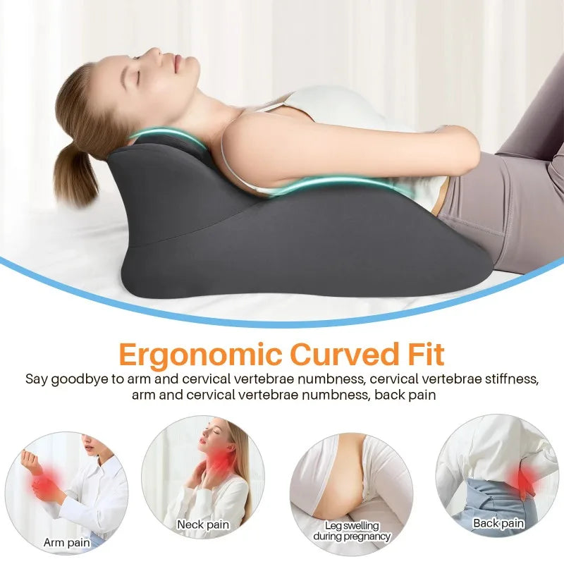Memory Foam Wedge Pillow – Multi-Position Ergonomic Body Support
