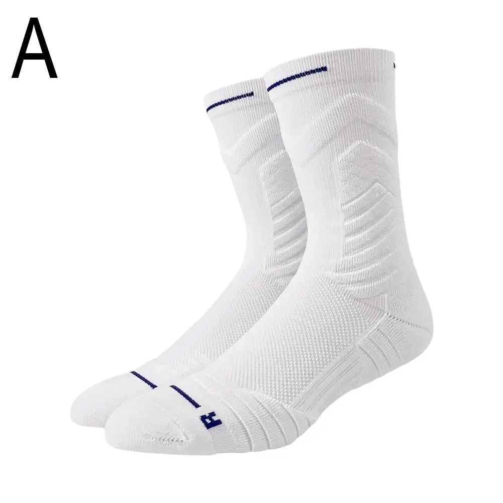 Men's Elite Thick Basketball Socks – Towel Bottom & High-Top