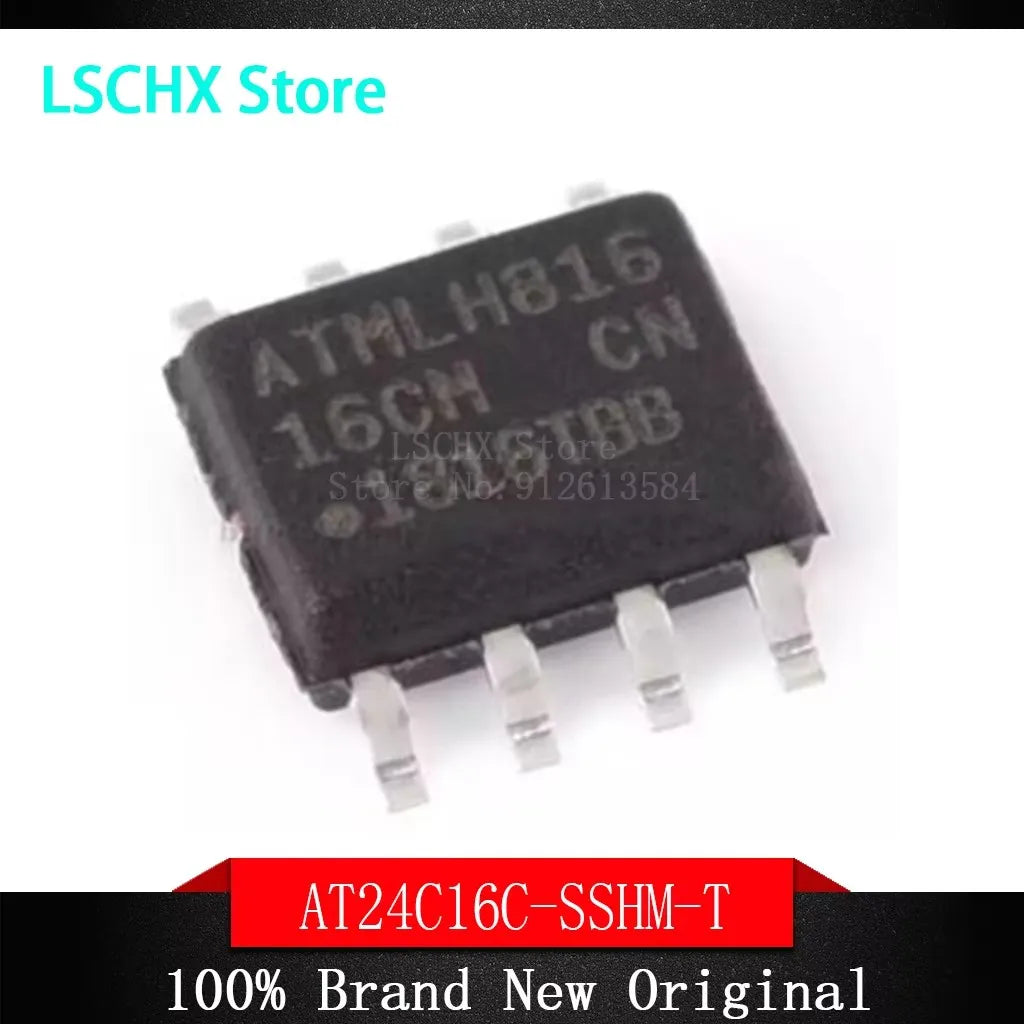 10-Pack M24C16 M24M02 EEPROM IC Chips – I²C Serial Memory