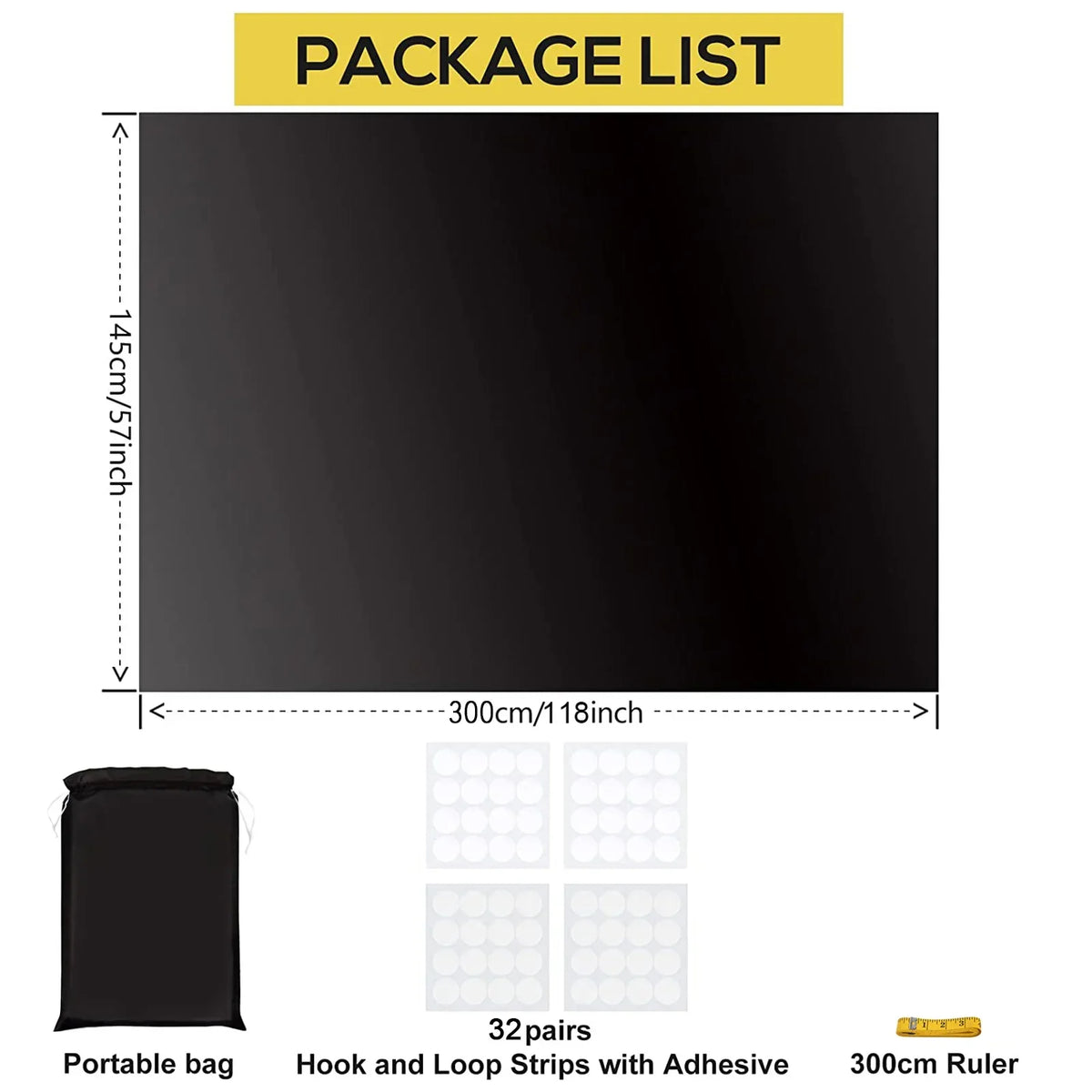 Temporary Blackout Blinds – Portable 100% Blackout Curtains