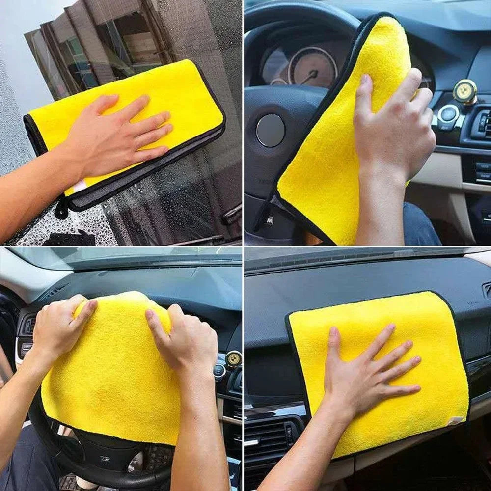 Microfiber Car Wash Towels 3/5/10 Pack – 30x30 & 30x60cm