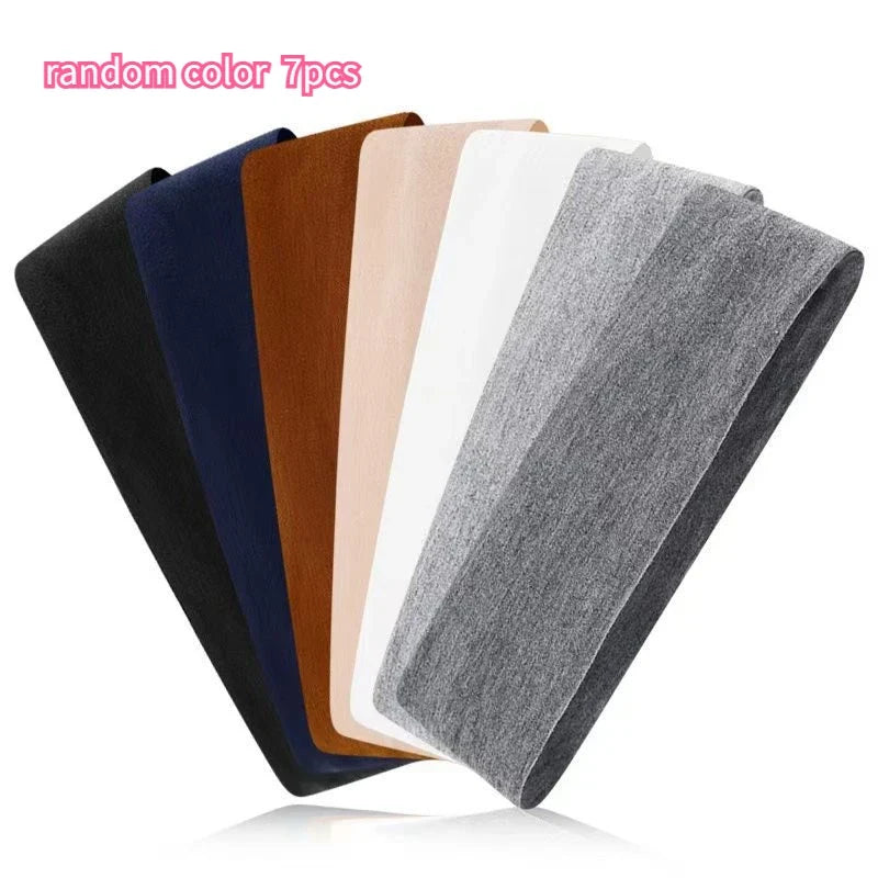7-Pack Unisex Sports Headbands – Elastic Non-Slip Sweatbands