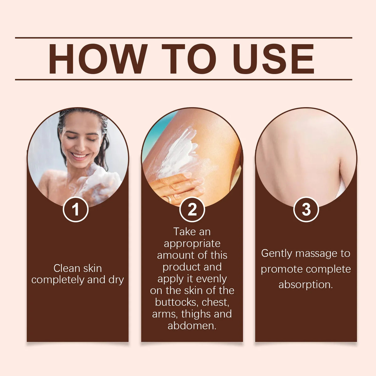 OCEAURA Coconut Oil Body Moisturizing Cream 80g | Firm Skin