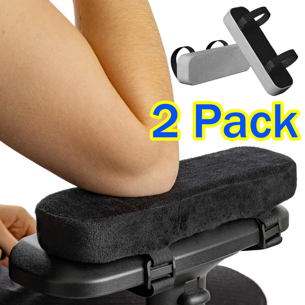 Office Chair Arm Pads Soft PU Sponge Rest Desk Gaming Cover Elbow