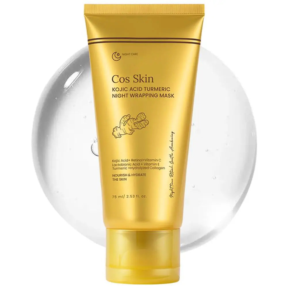 Kojic Acid Turmeric Wrapping Peel Off Mask Nourishes Hydrolyzed