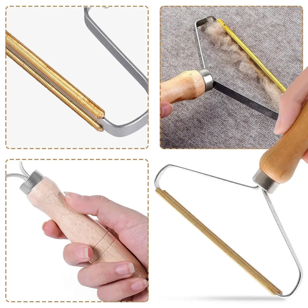 Manual Lint Remover & Pet Hair Brush for Clothes & Carpet