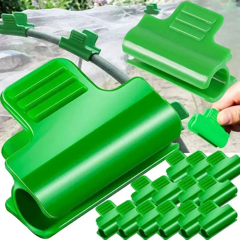 Greenhouse Film Snap Clamps for Fiberglass Hoop Grow Tunnels