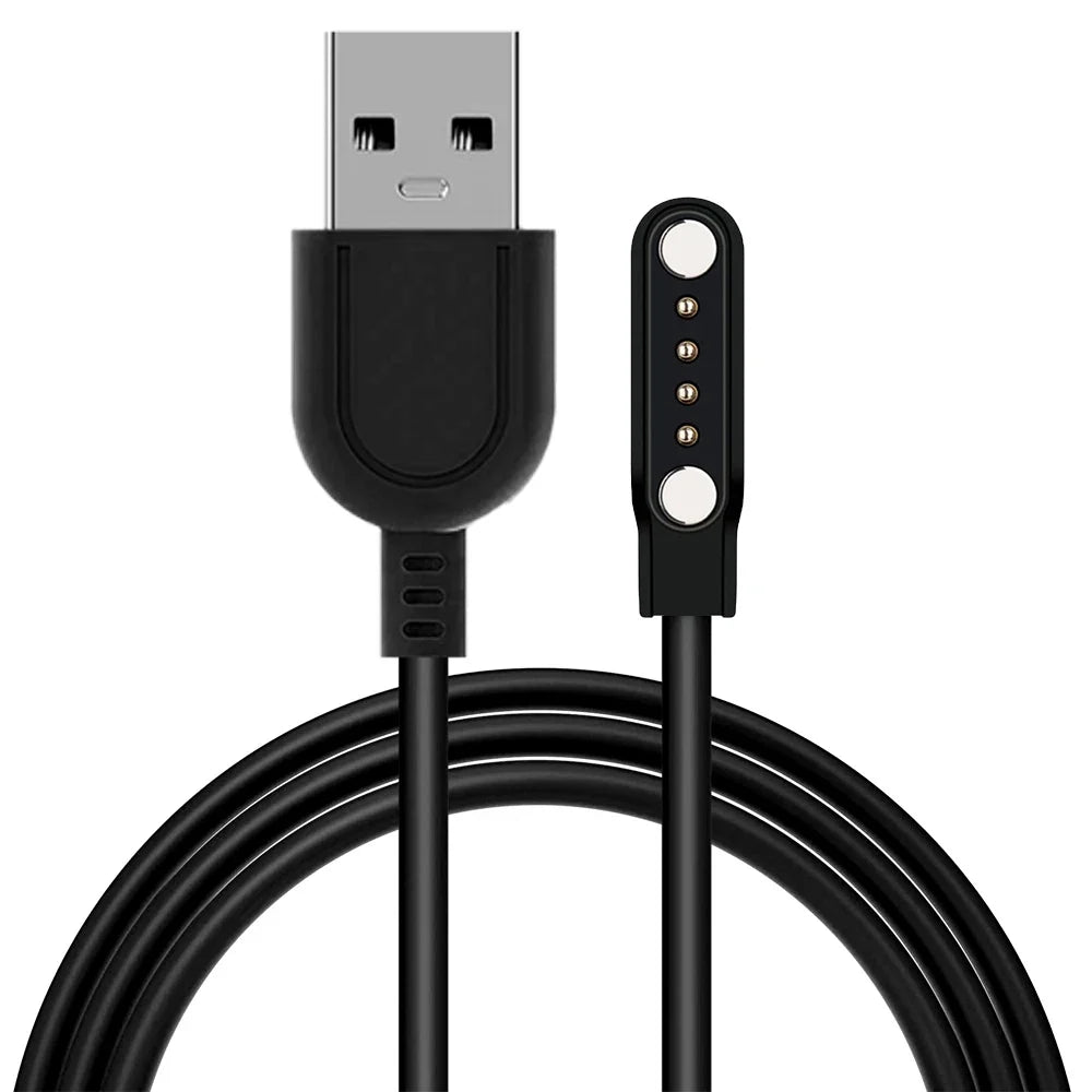 4-Pin Magnetic Smart Watch Charger Cable – GT88 KW18 KW88