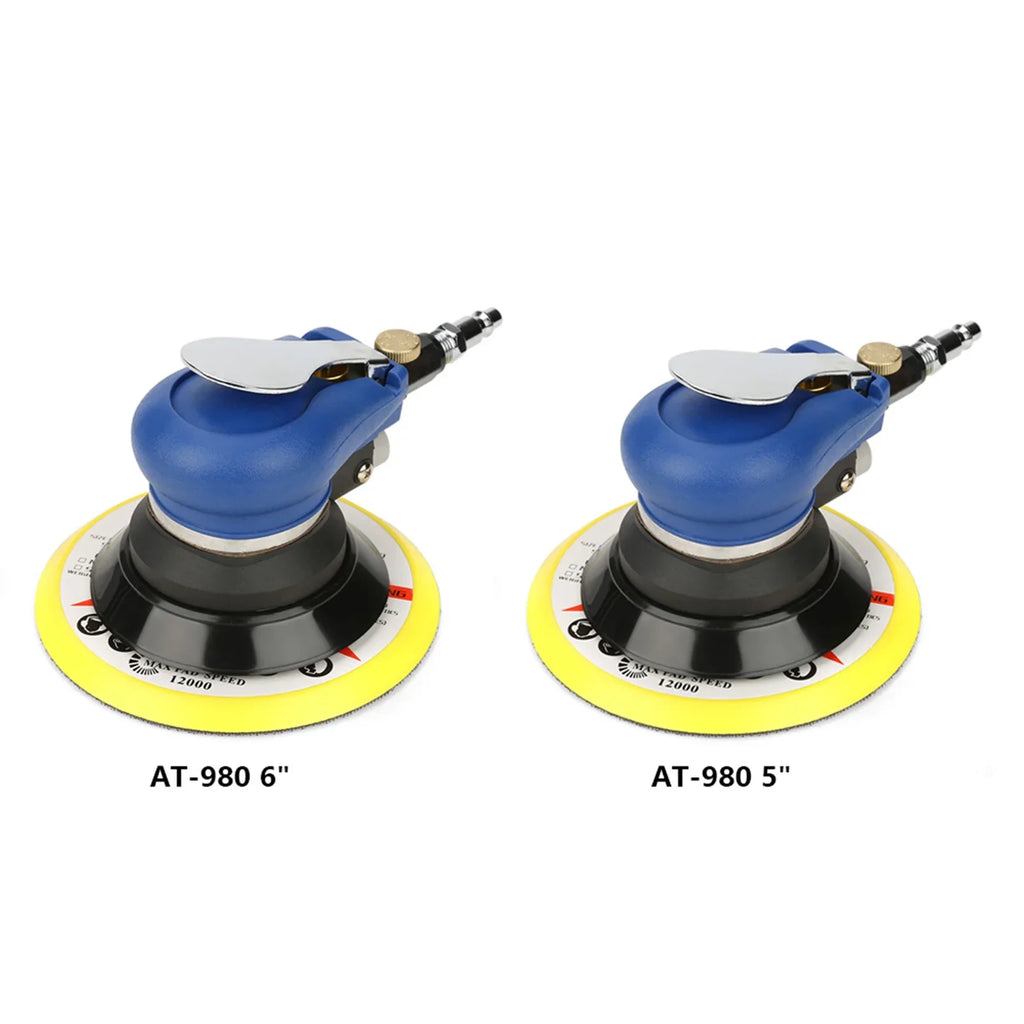 AT 980 5 6 Air Random Orbital Sander Round Polisher Pneumatic Hand