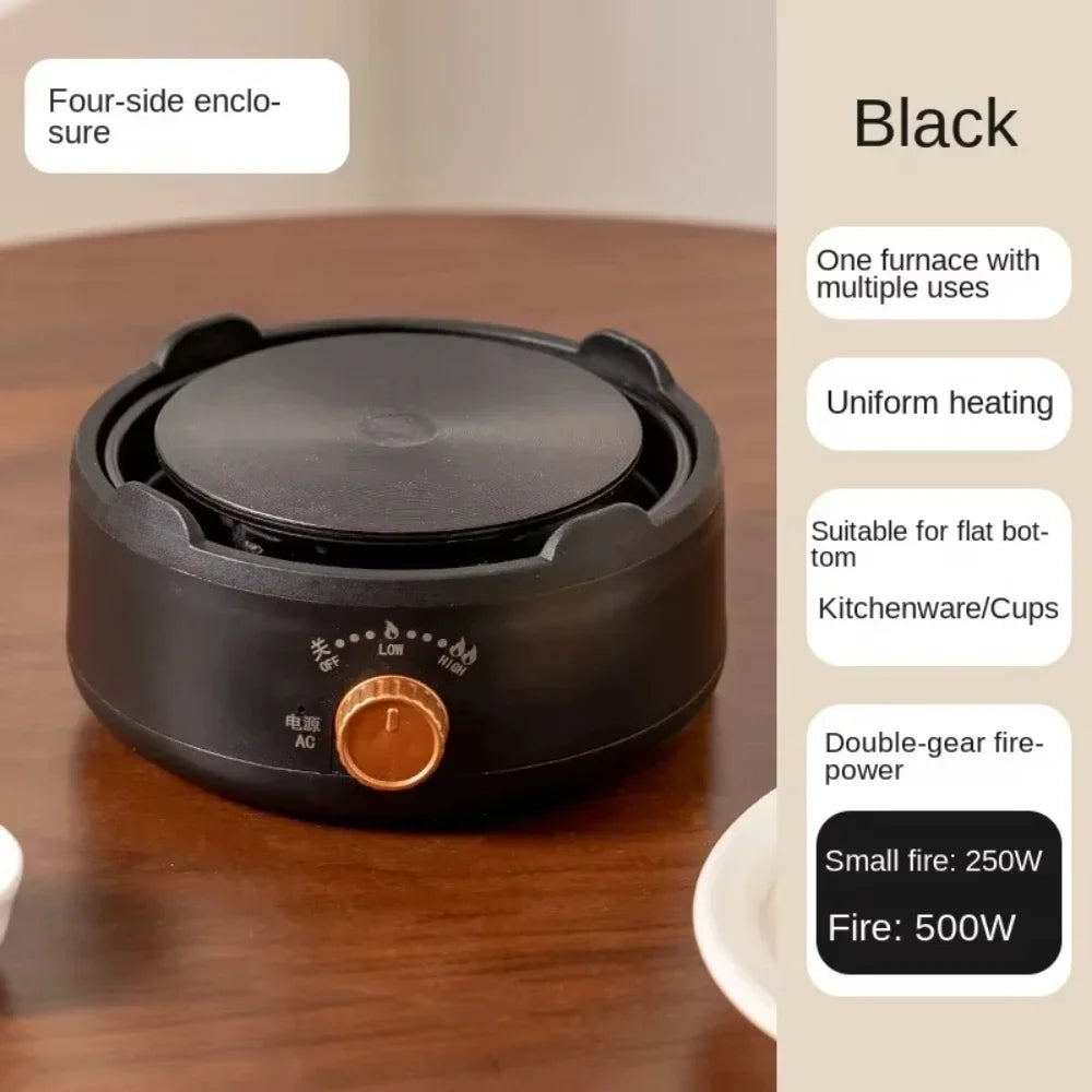 EU US UK Electric Cookware Heating Base 500W Heater Coffee Stove Home