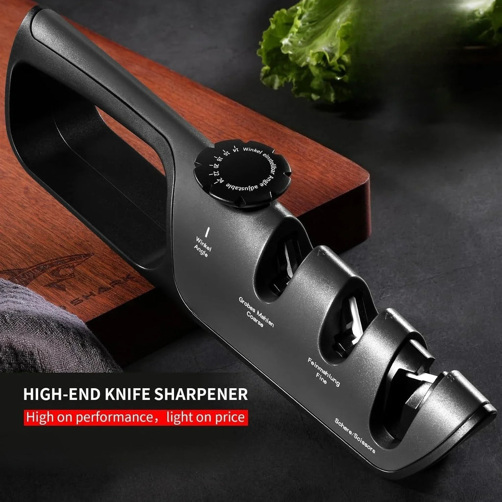 6-Stage Handheld Knife Sharpener – Coarse & Fine Sharpening