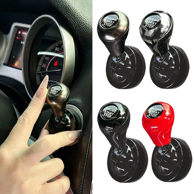 Retro Joystick Car Start Button Cover | Aluminum Alloy Decor
