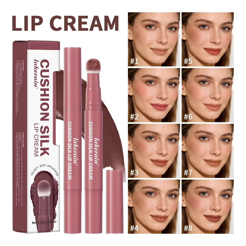 Lakerain Cushion Lip Cream – Matte Long-Lasting Lip Stain