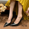 Women's 11CM Pointed Toe French High Heel Pumps | Office Shoes