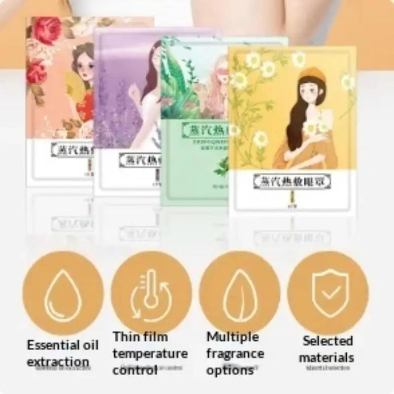 Self-Heating Steam Eye Masks 5-Pack | Lavender, Rose & More