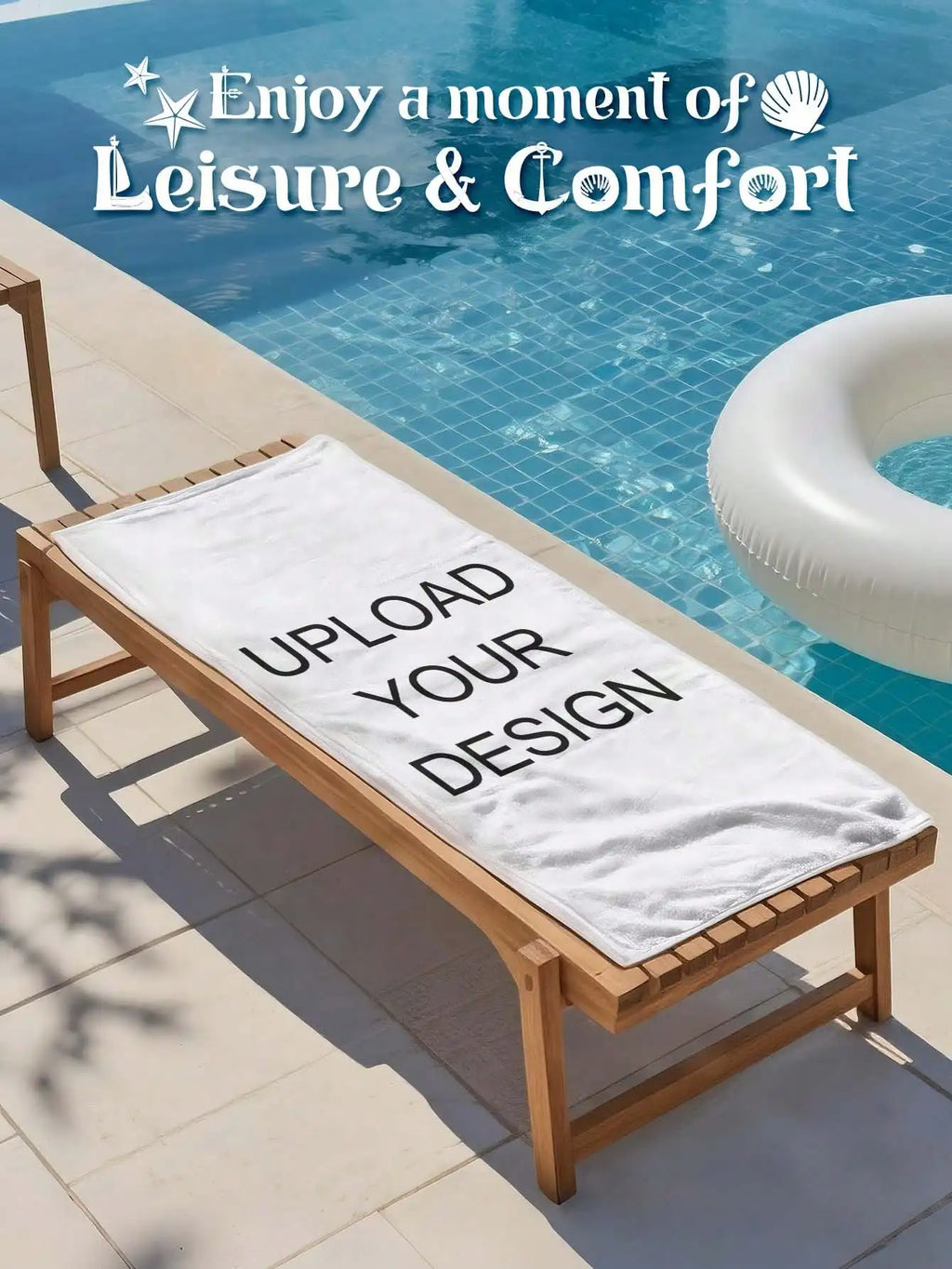 Custom Photo Beach Towel – Personalized Quick-Dry Gift