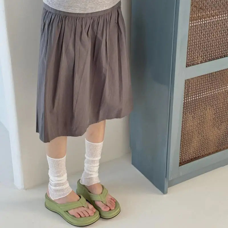 Women's Thin Breathable Mid-Tube Leg Warmers – Japanese Style