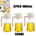 2-in-1 Oil Spray & Dispenser Bottle | 500ml Kitchen Sprayer