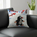 Cartoon Mole Linen Cushion Cover – Sofa, Bed & Chair Decor