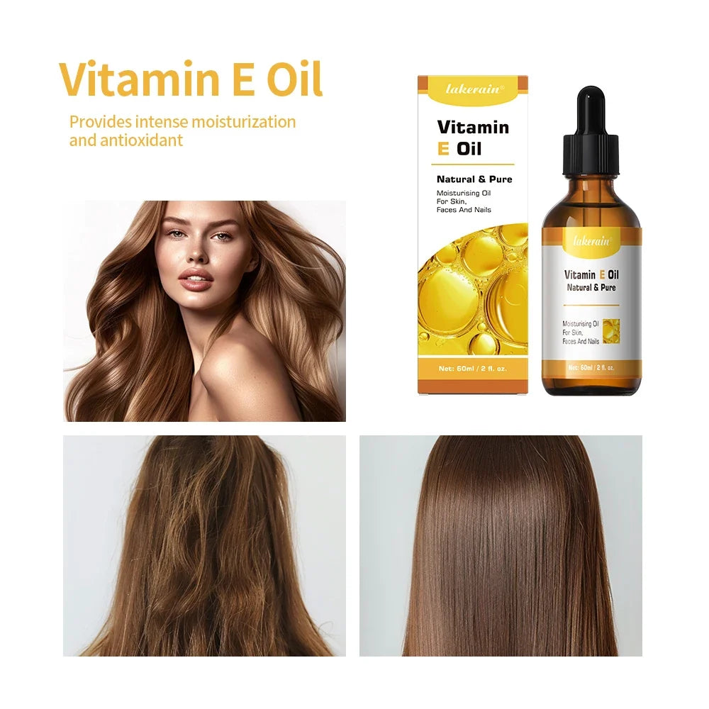 Vitamin E Oil Blend Natural Hexane Provides Intense Moisturization