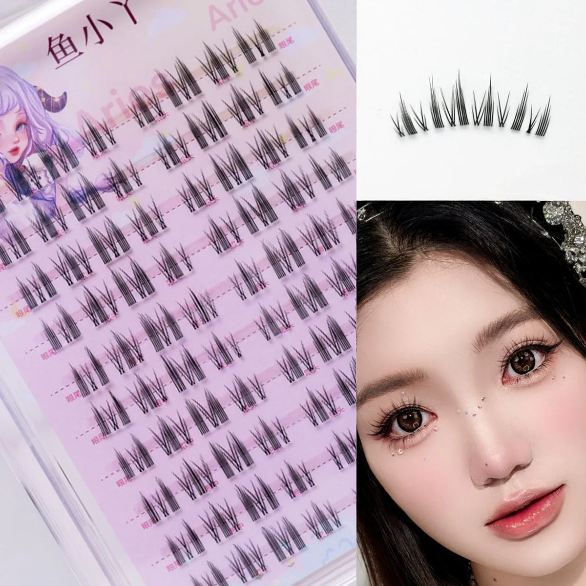 Wispy 9-12mm Mix Cluster Lashes | DIY Individual Lash Sets