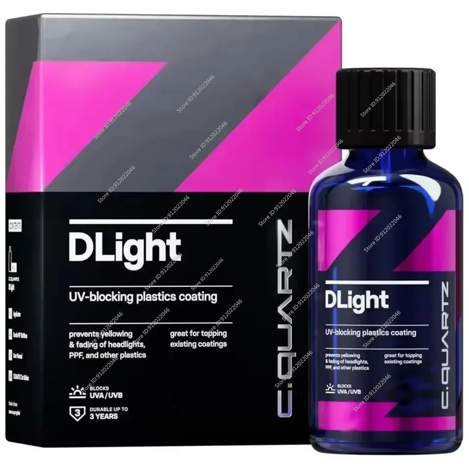 Car CQUARTZ DLight UV Ceramic Headlight Coating Long-lasting