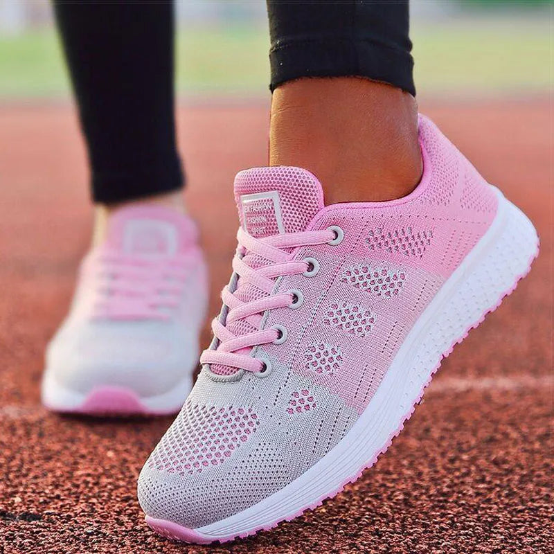 HAJINK Women's Sneakers – Breathable Casual Gym Trainers