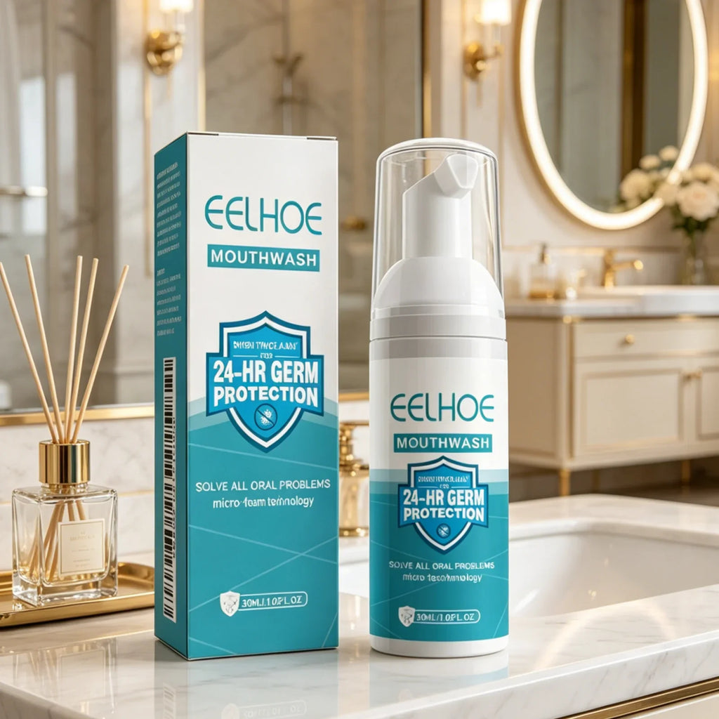 EELHOE Foam Mouthwash – Fresh Breath, Plaque & Gum Care 30ml