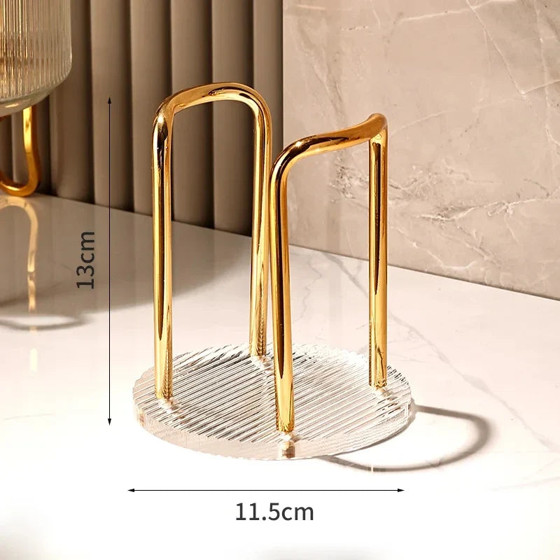 Acrylic Disposable Cup Dispenser Rack & Holder Organizer