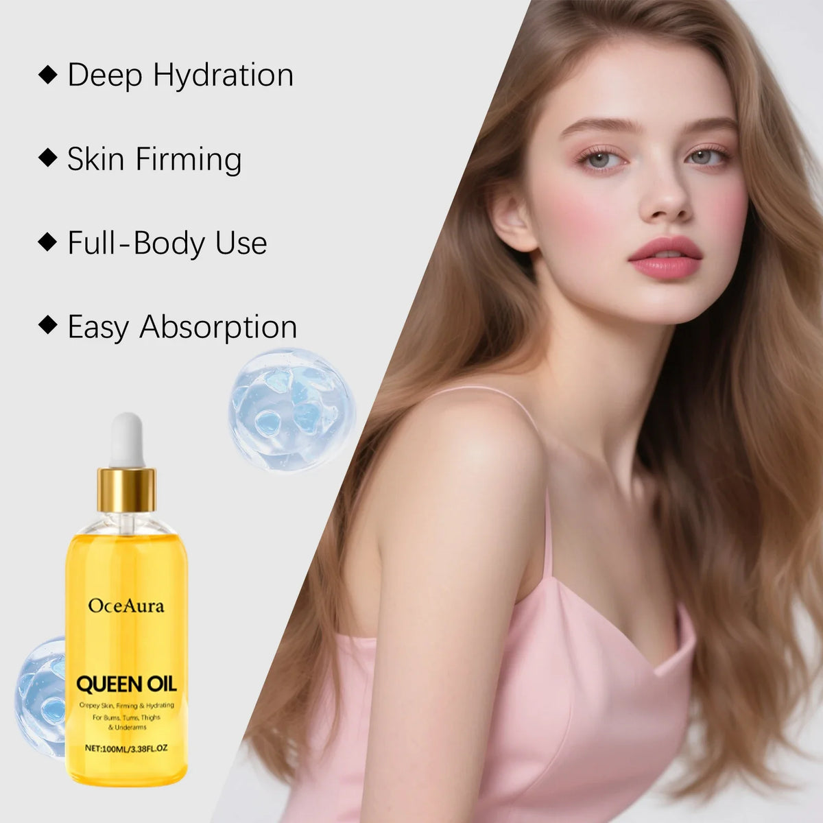 OceAura Vitamin E Body Oil – Deep Nourish & Long-Lasting Hydration
