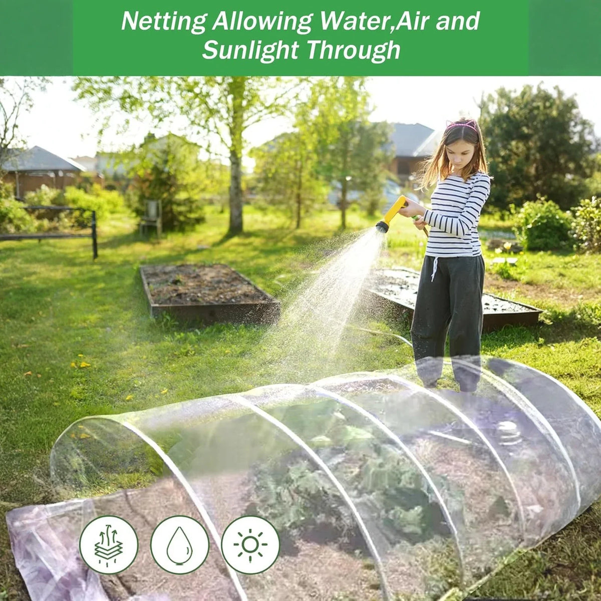 7×100FT Ultra Fine Garden Mesh Netting Pest Barrier Plant Cover