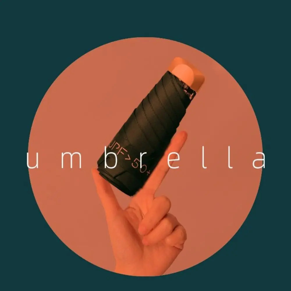 Fashion Ultraviolet Protection Parasol Small Pocket Folding Rain