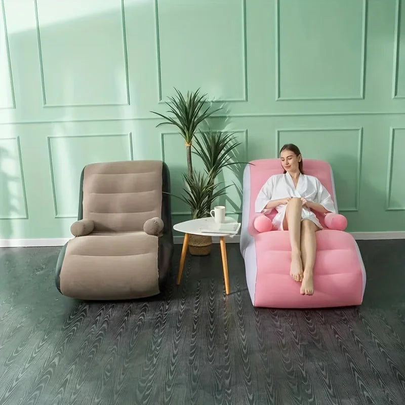 Inflatable S-Shaped Ergonomic Lounge Chair | Kids & Adults