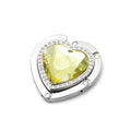 Rhinestone Folding Bag Hook – Heart Shape Purse Table Hanger