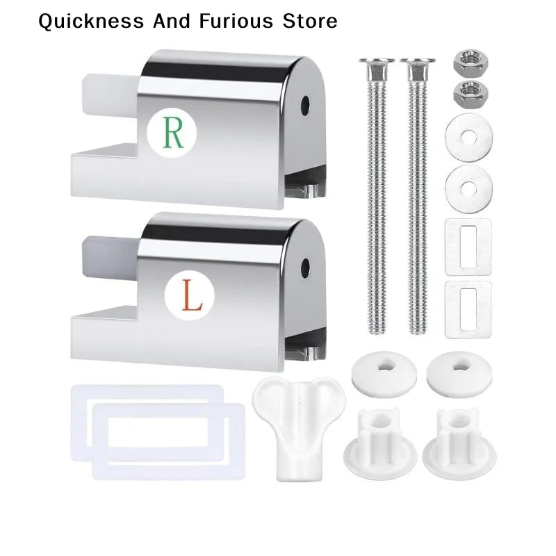 Soft Close Toilet Seat Hinges – Top Fix Replacement Set