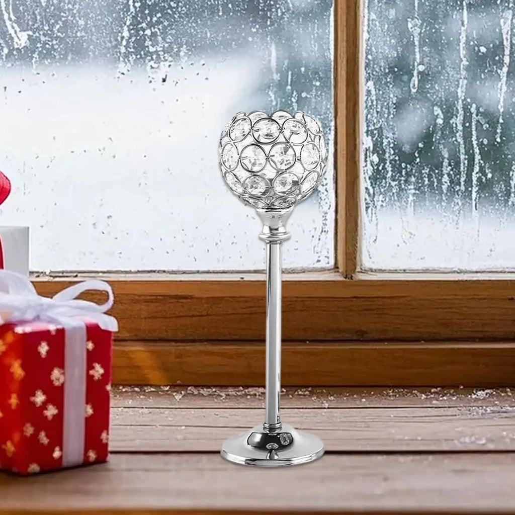 Elegant Vintage Crystal Candlestick Holders | Wedding & Home