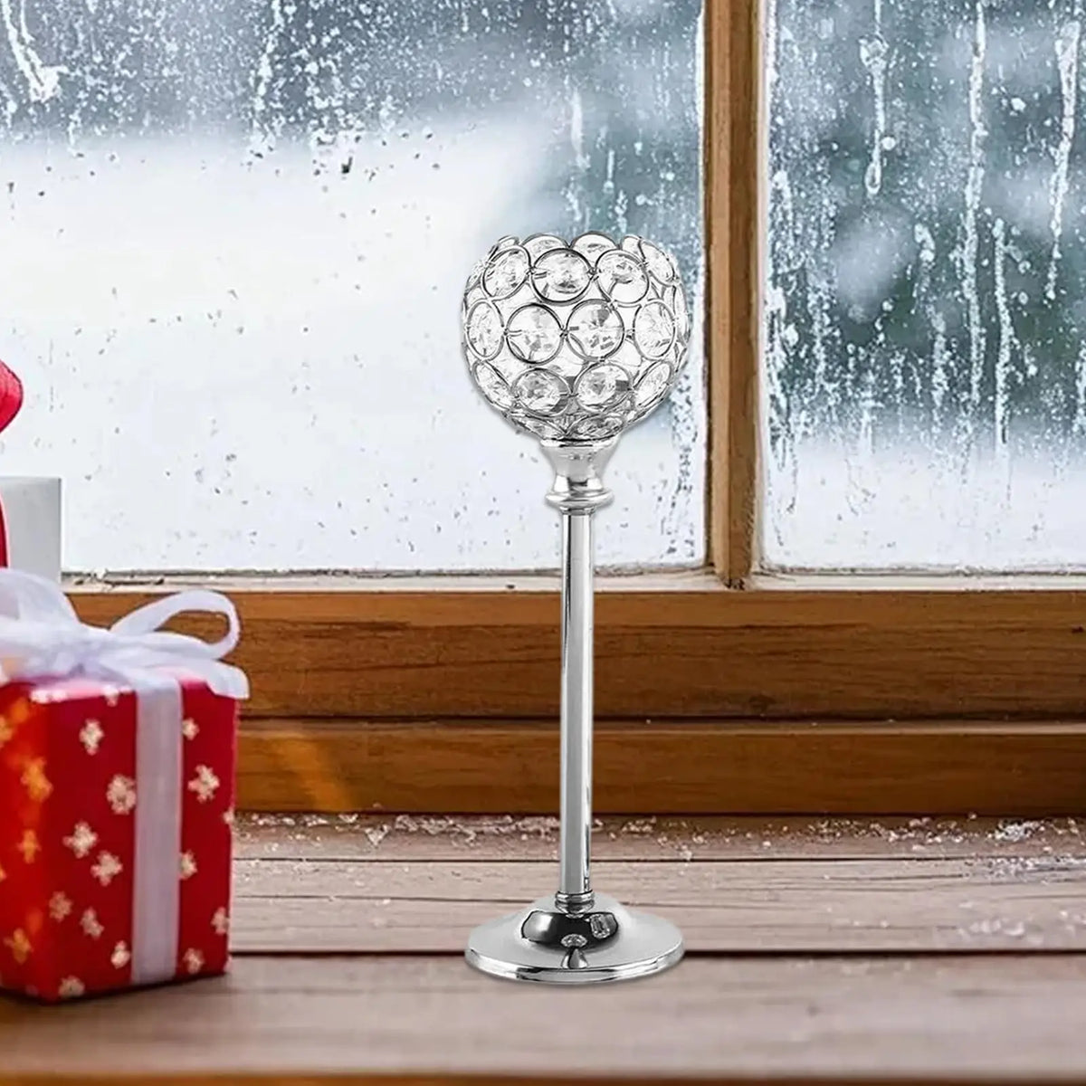 Elegant Vintage Crystal Candlestick Holders | Wedding & Home