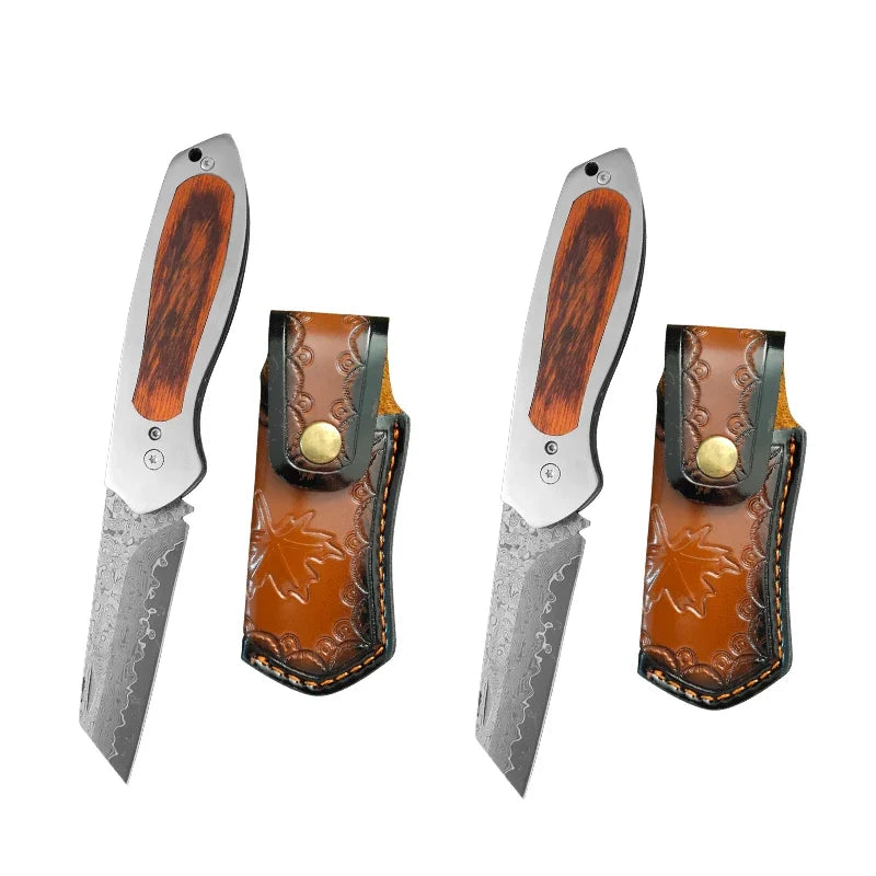 Damascus Steel Boning Knife – Wooden Handle | InLeung