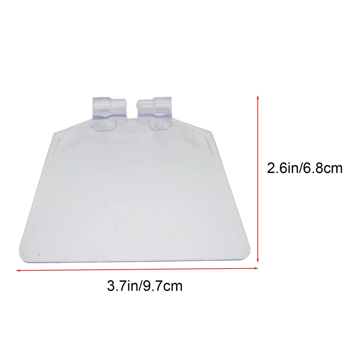 2-Pack Bench Grinder Eye Guards – Clear ABS Safety Shields