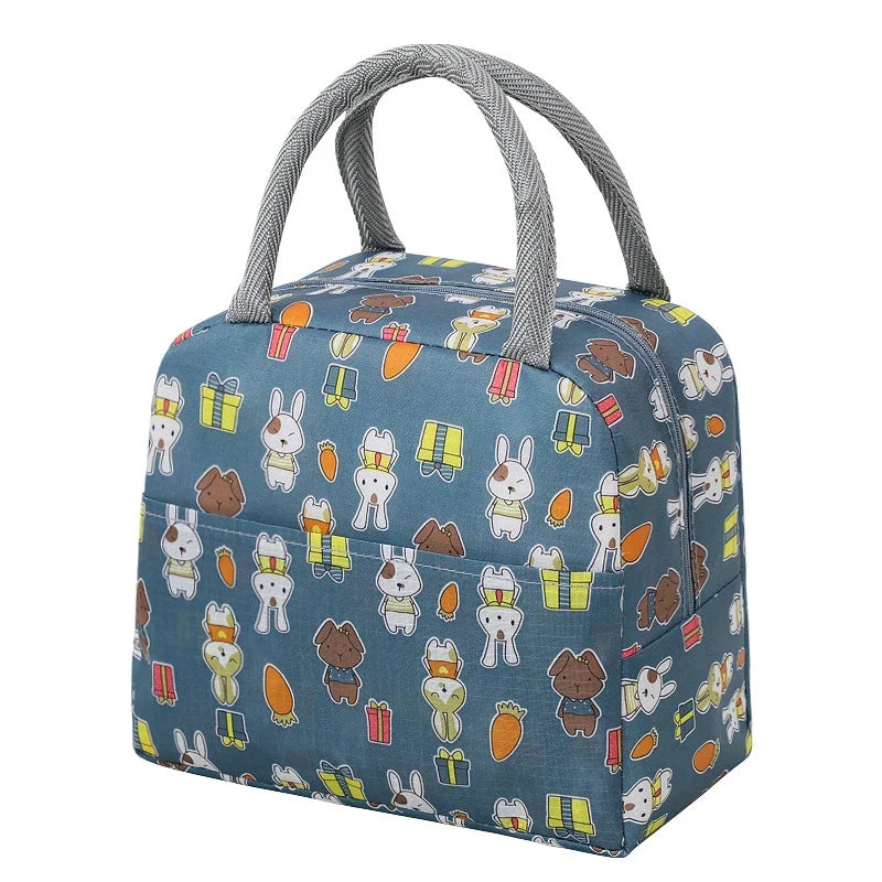 Portable Lunch Bags Thermal Insulation Box Storage Bag Children's