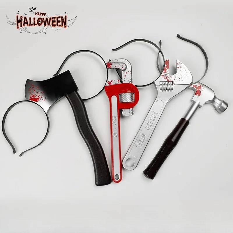 Halloween Scary Headbands Adults Blood Headpiece Costumes Hair
