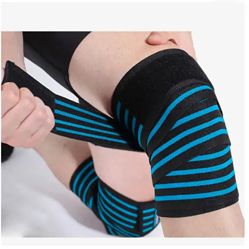 Knee Compression Wraps for Weight Lifting & Squat Training