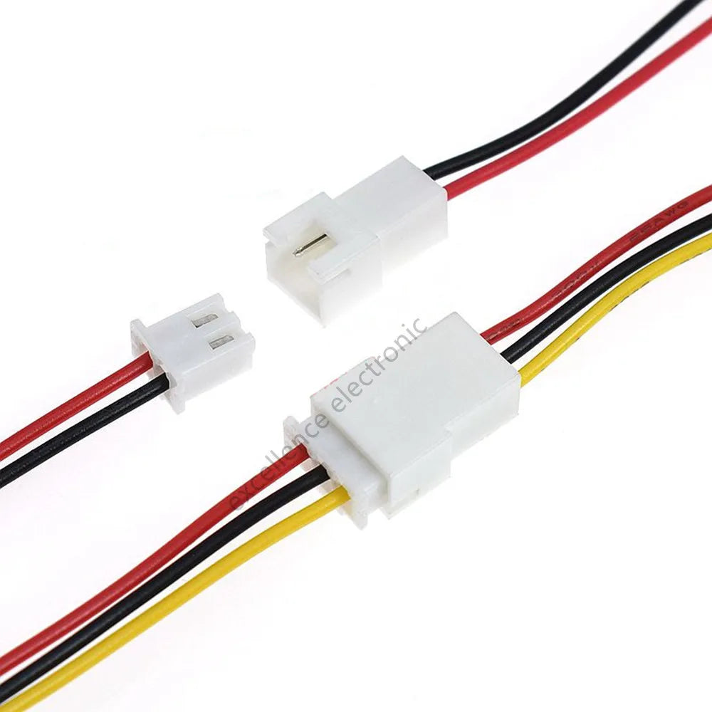 5Pair Pitch Mini JST PH XH SM Male Female Plug Socket Terminal Wires