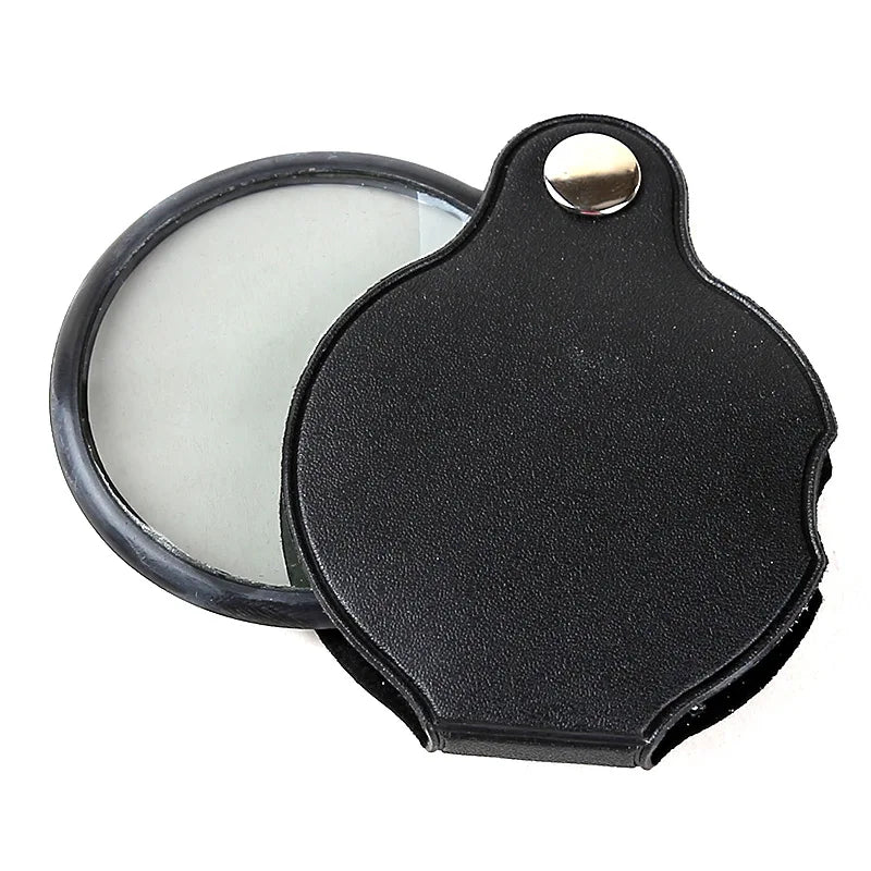 Mini 5X Folding Magnifying Glass – Portable Hand Loupe