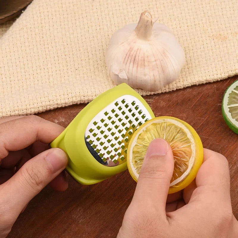 Stainless Steel Multifunctional Grater – Ginger, Garlic & Cheese