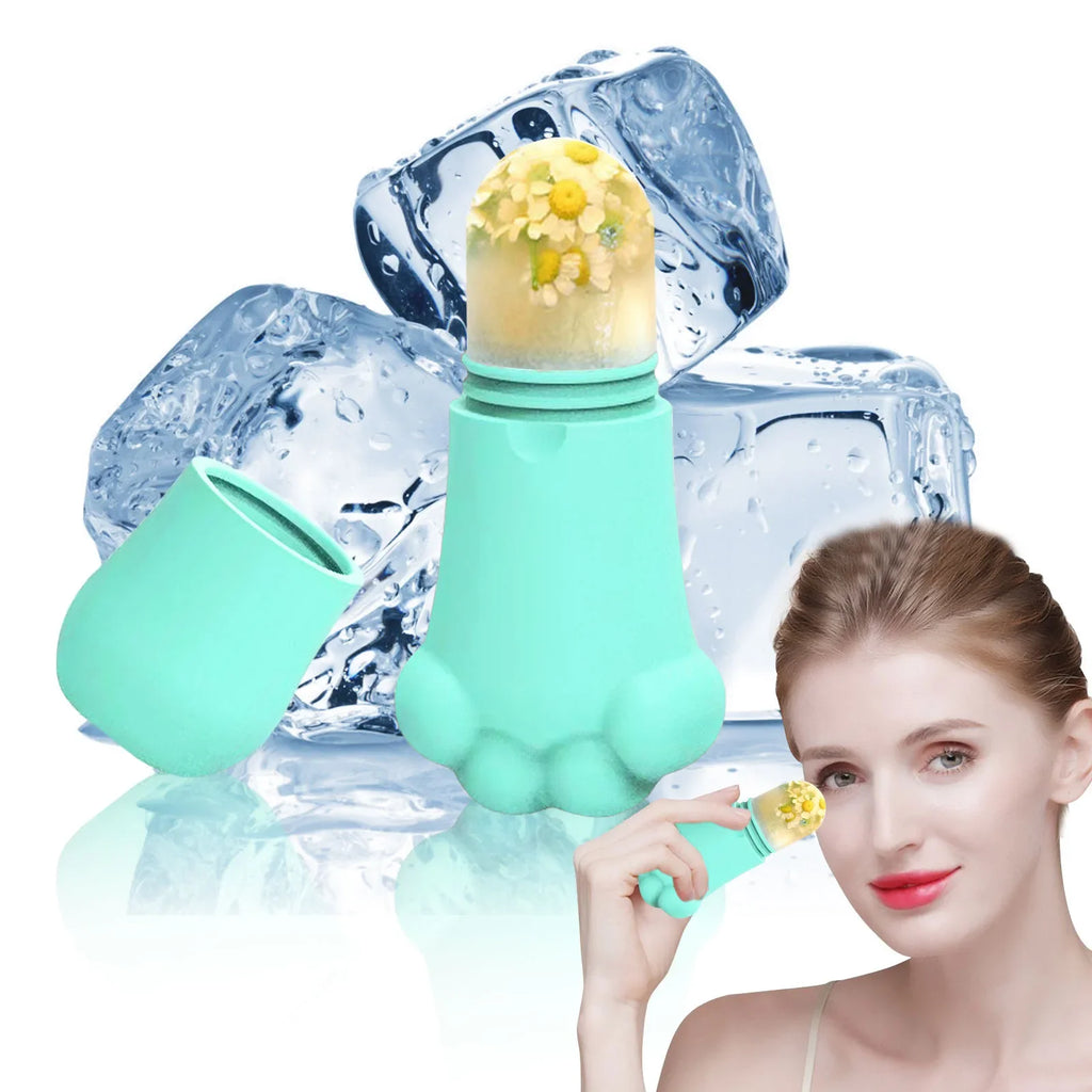 Silicone Ice Cube Face Massager Tray – Cooling Skincare Tool