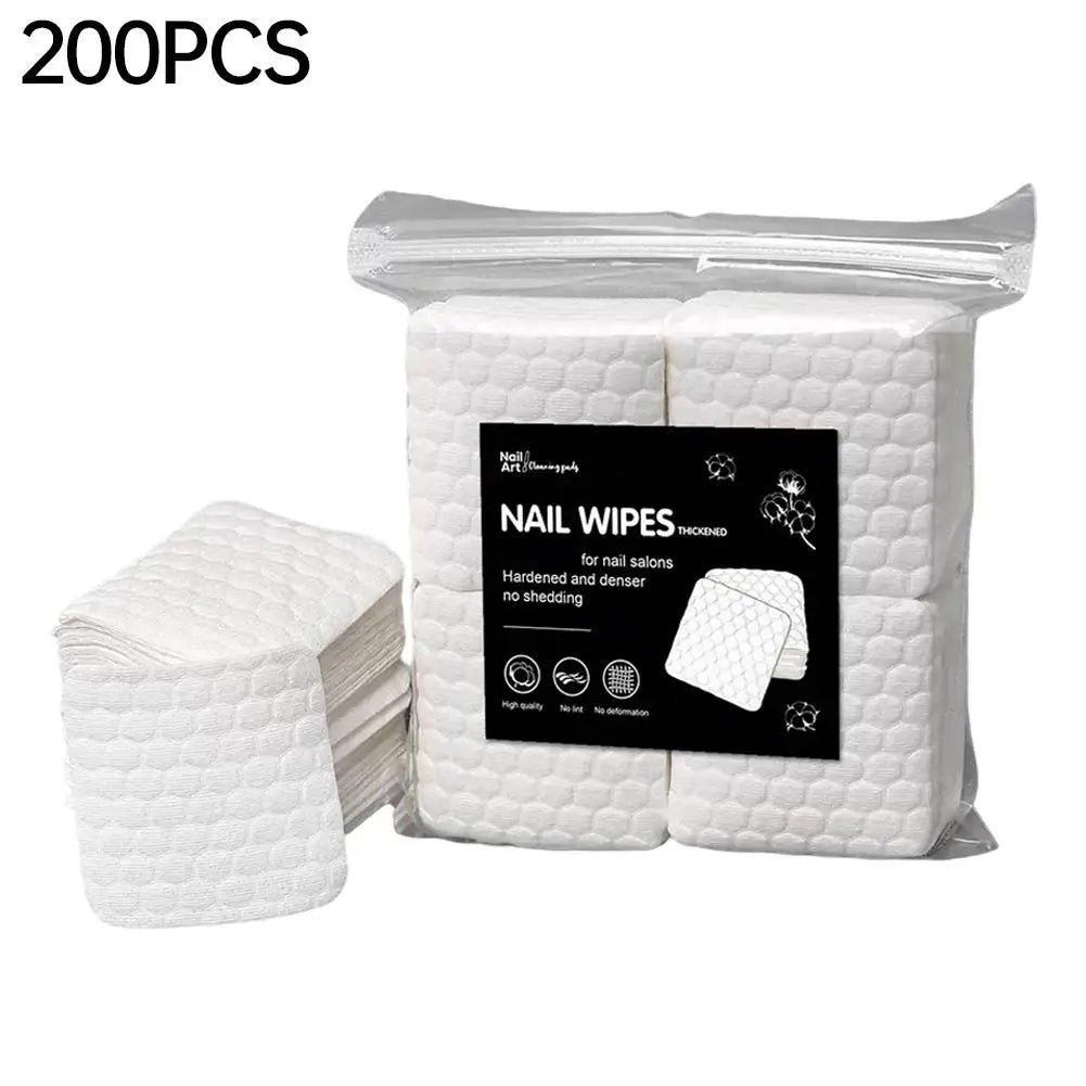 Lint-Free Nail Polish Remover Wipes – 200/500 Pcs Salon