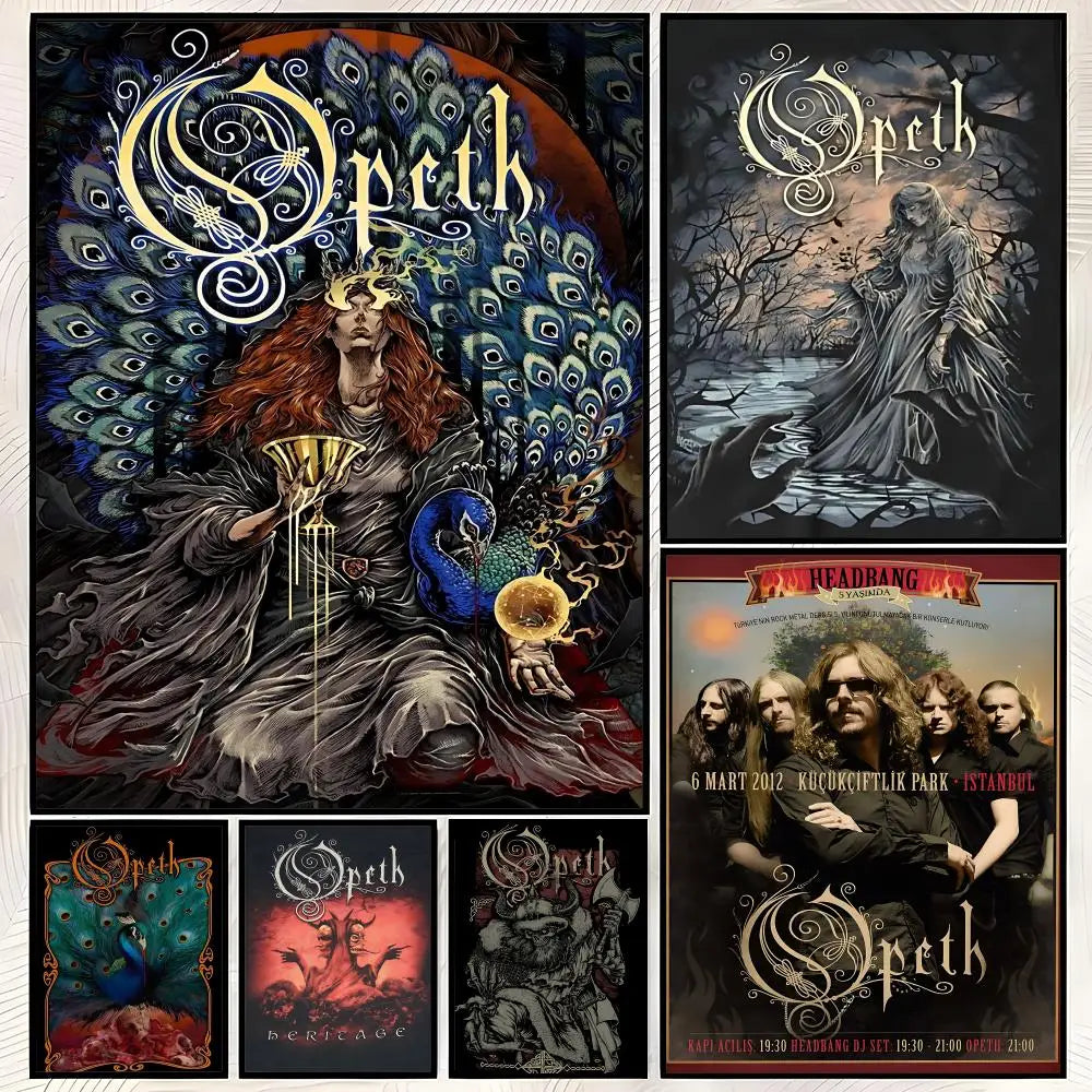 Opeth Band Poster – Self-Stick HD Waterproof Wall Art